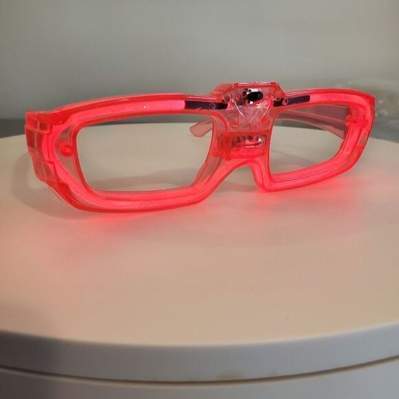 LED Eyewear Set of 2 Light Up Rave Tech Party Red and White - Picture 8 of 8